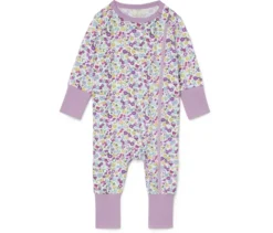 Baby-Schlafanzug, Blumen