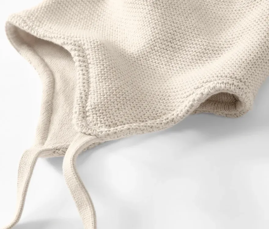 Baby-Strickmütze-und-Strickschal