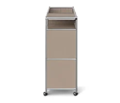 Barwagen Metall »CN3« mit Klappenfach, taupe