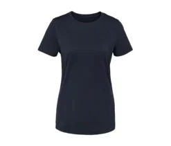 Basic T-Shirt, dunkelblau