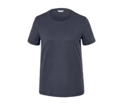 Basic T-Shirt, rauchblau