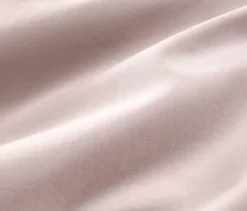 Baumwollsatin-Bettwäsche, rosé, Normalgröße