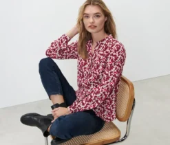 Bedruckte Bluse