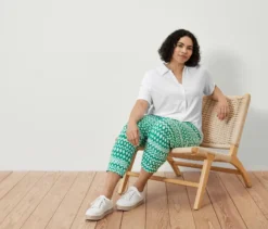 Bedruckte 3/4-Jerseyhose