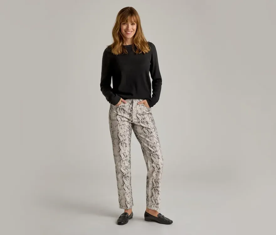 Bedruckte Modern Jeans ‒ Fit »Ava«