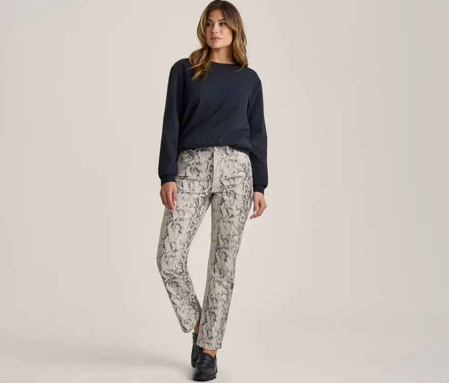 Bedruckte Modern Jeans ‒ Fit »Ava«