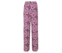 Bedruckte Palazzohose, berry