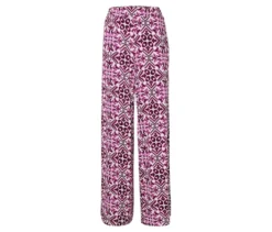 Bedruckte Palazzohose, berry