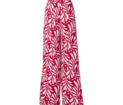 Bedruckte Palazzohose, pink