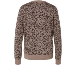 Bedruckter Feinstrick-Cardigan