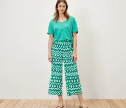 Bedruckte Satinhose