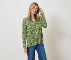 Bedrucktes Blusenshirt