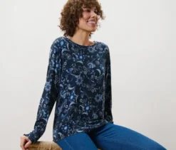 Bedrucktes Blusenshirt