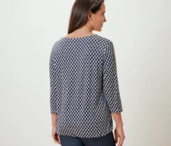 Bedrucktes Blusenshirt