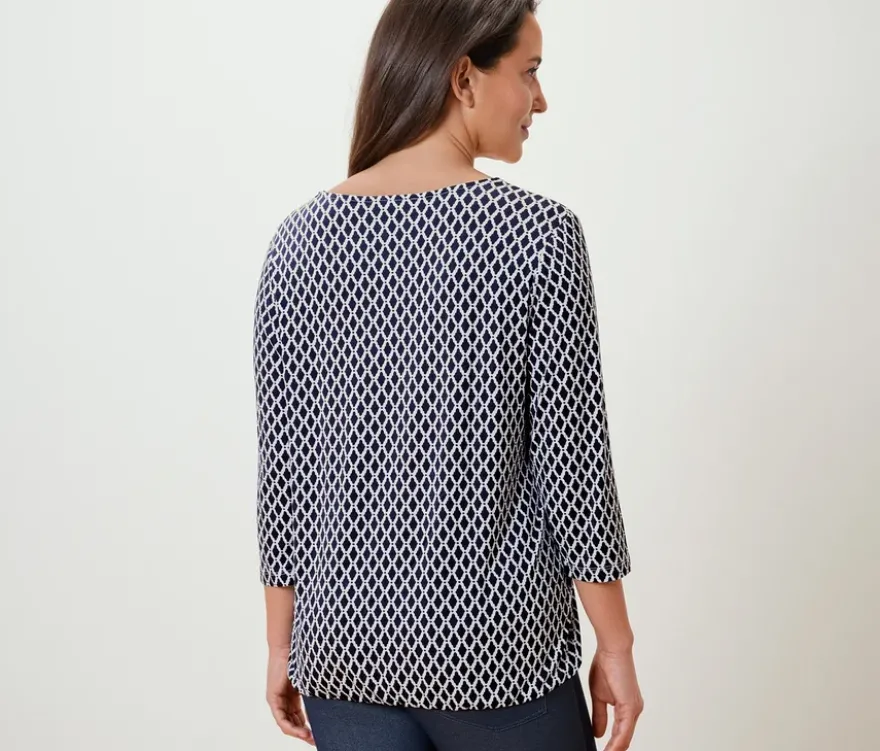 Bedrucktes Blusenshirt