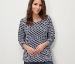 Bedrucktes Blusenshirt