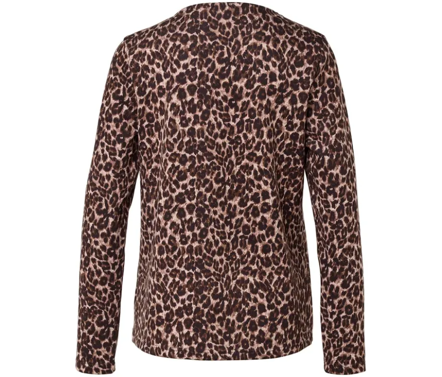 Bedrucktes Blusenshirt aus Modal-Mix