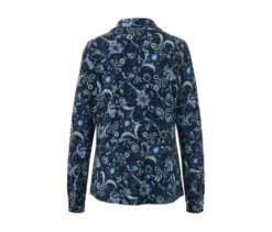 Bedrucktes Blusenshirt mit Knopfleiste