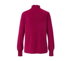 Bedrucktes Blusenshirt mit Stehkragen