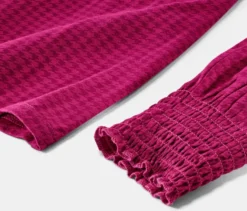 Bedrucktes Blusenshirt mit Stehkragen