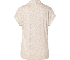 Bedrucktes Blusenshirt mit V-Ausschnitt