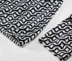 Bedrucktes Blusenshirt, navy