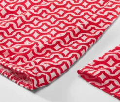 Bedrucktes Blusenshirt, rot