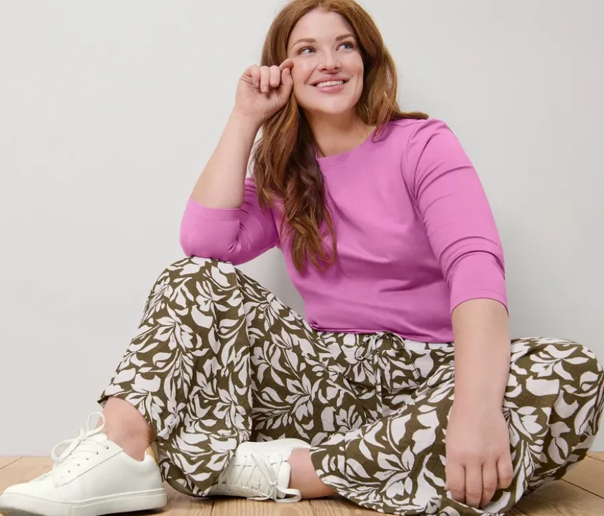 Bedruckte Schlupfhose
