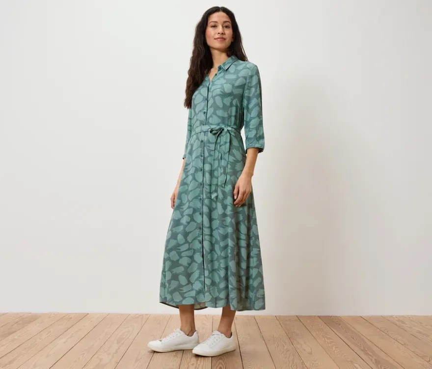 Bedrucktes Hemdblusenkleid