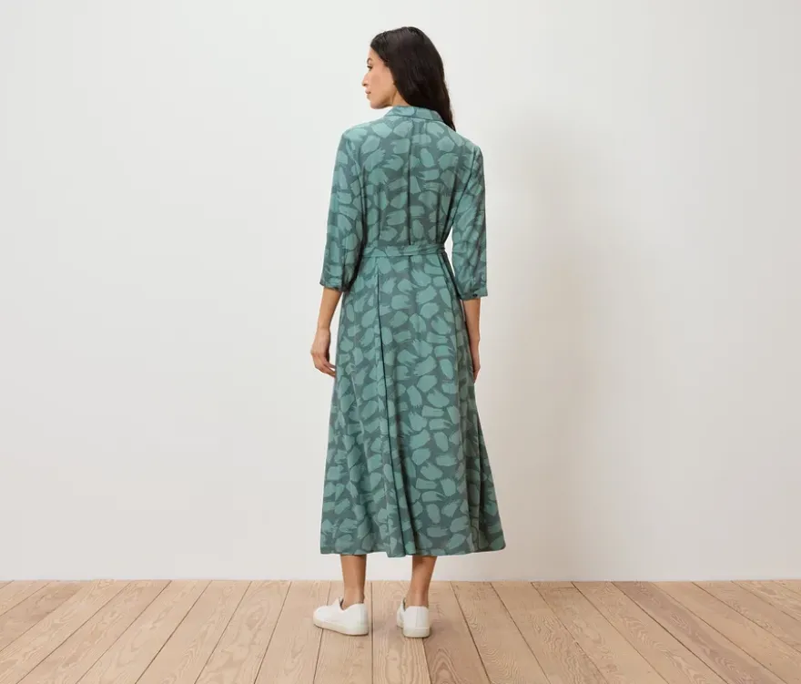 Bedrucktes Hemdblusenkleid