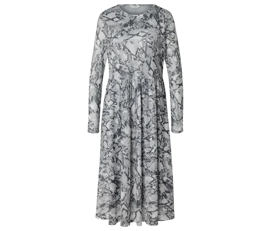 Bedrucktes Mesh-Kleid