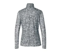 Bedrucktes Mesh-Rollkragenshirt