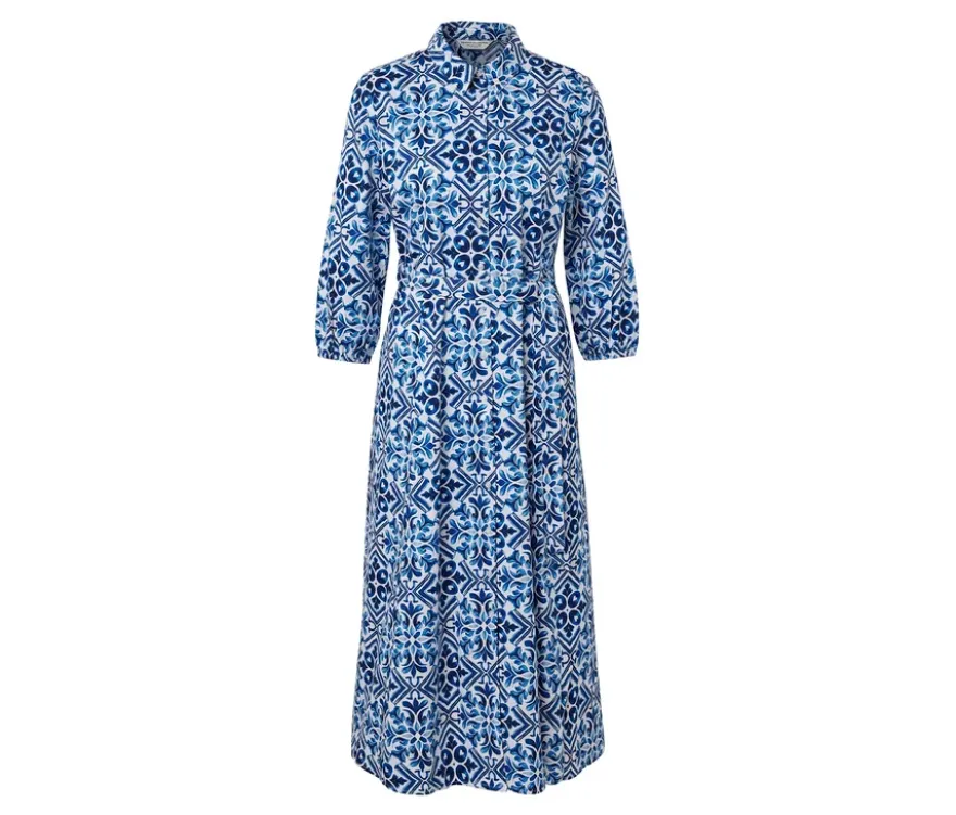 Bedrucktes Midi-Kleid