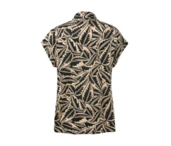 Bedrucktes Shirt mit Stehkragen