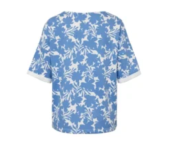 Bedrucktes Sweatshirt, hellblau