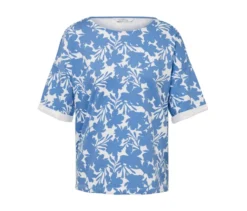 Bedrucktes Sweatshirt, hellblau