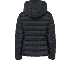 Bedruckte Steppjacke mit Kapuze