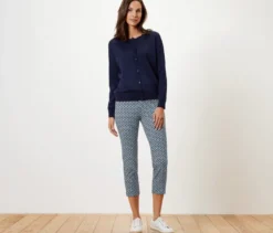 Bedruckte 7/8-Stretchhose
