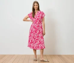 Bedrucktes Webkleid