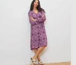 Bedrucktes Webkleid