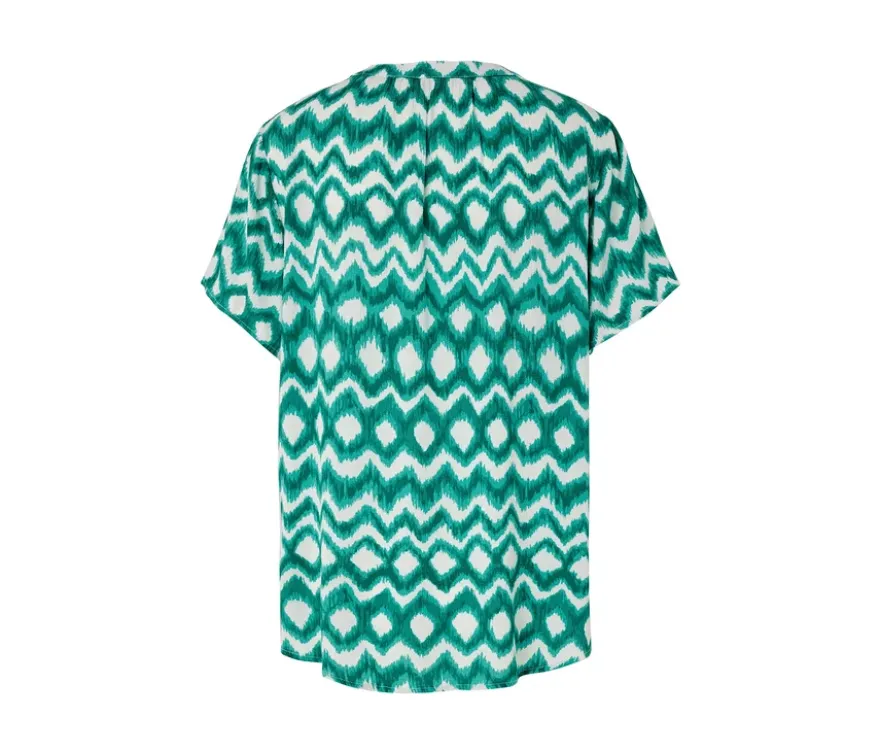 Bedruckte Tunika-Bluse