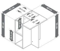 Beistelltisch in Holzoptik