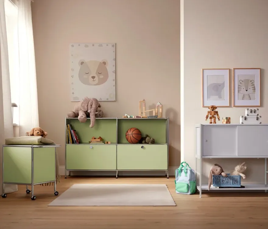 Beistellwagen Metall »CN3 Kids« mit Rollen, pistazie