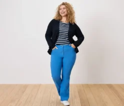 Bengalin-Hose Bootcut, blau