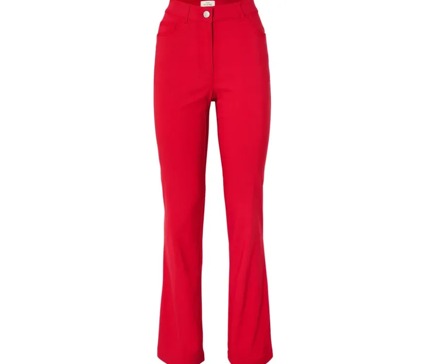Bengalin-Hose Bootcut, rot