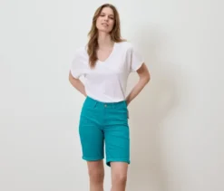 Bermuda-Jeans – Fit »Lea«, azurblau