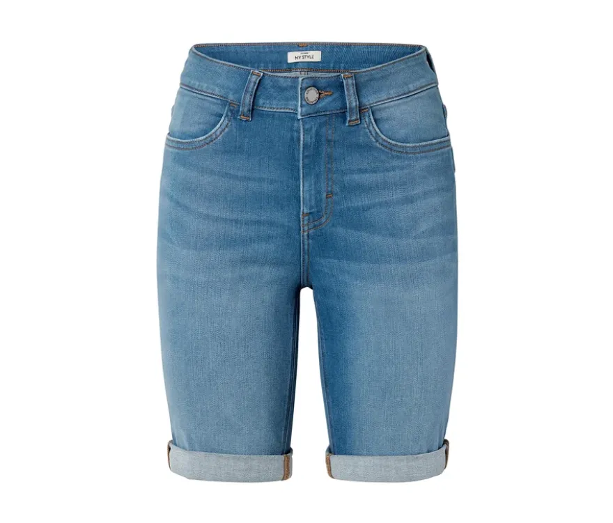 Bermuda Jeans ‒ Fit »Lea«, light blue denim