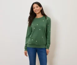 Besticktes Sweatshirt