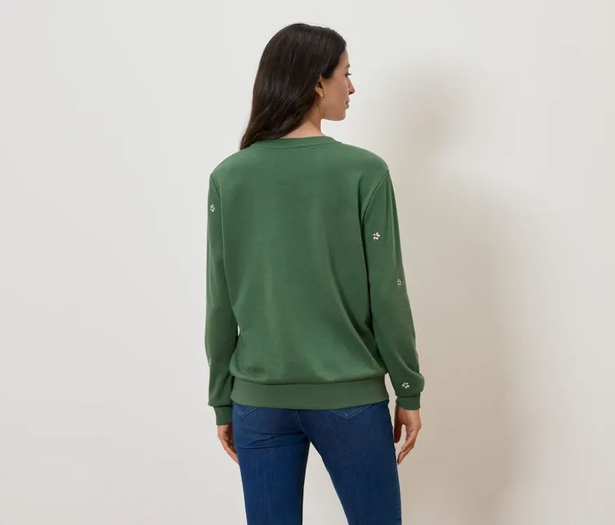 Besticktes Sweatshirt
