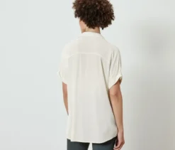 Bluse, cremeweiß